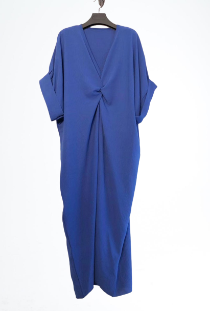 Robe à fronce BLEU