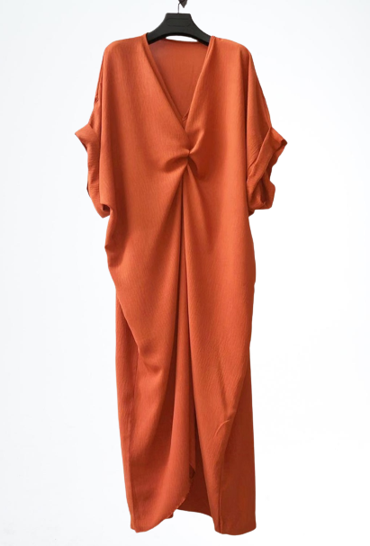 Robe à fronce ROUILLE