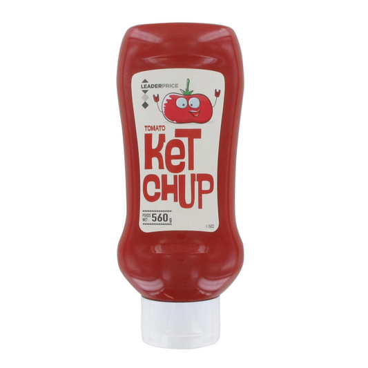 Ketchup en flacon top down 560g