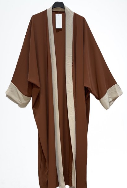 Kimono bicolore BRUN