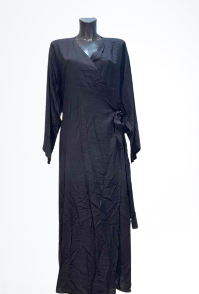 Robe longue à nouer NOIR