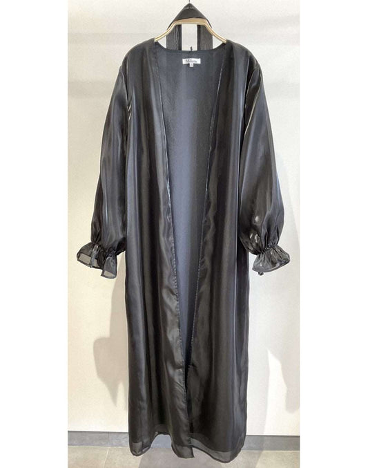 Kimono organza noir