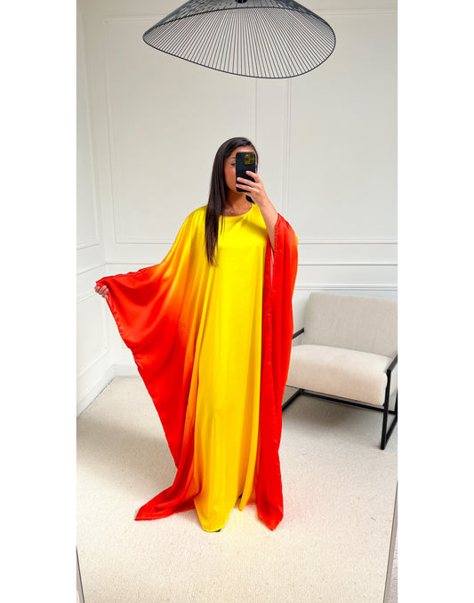 Robe d'été Rainbow JAUNE