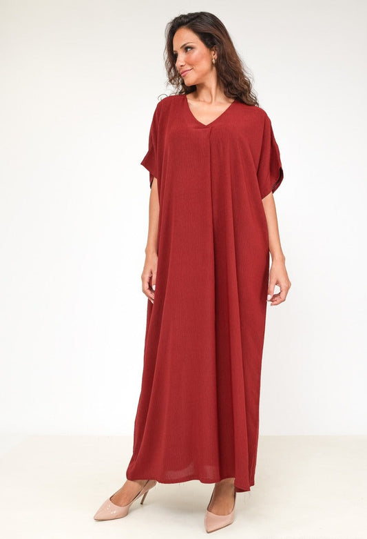 Robe fluide BORDEAUX