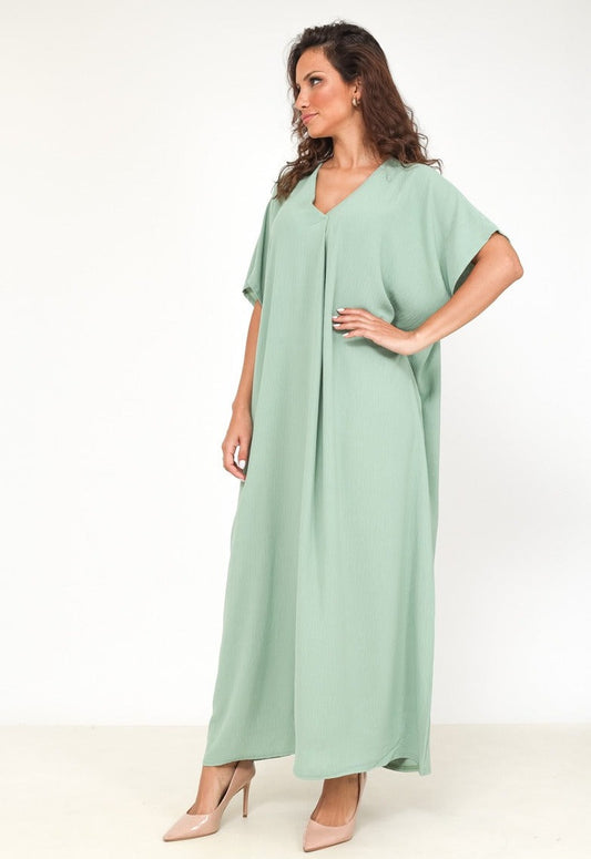 Robe fluide VERT D'EAU