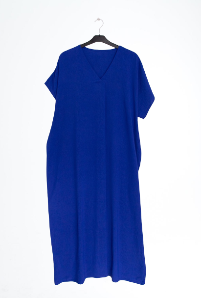 Robe fluide BLEU ROI