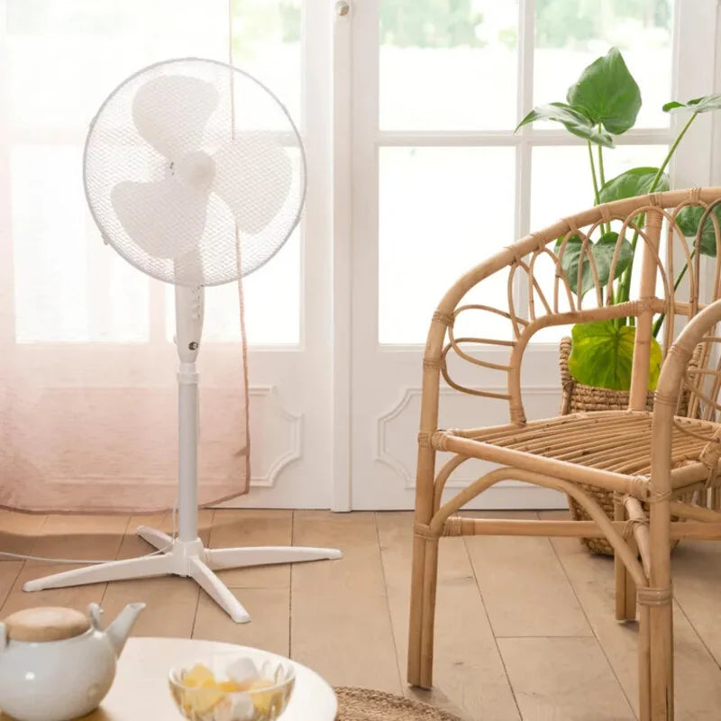 Ventilateur sur pied ALTONA 3 blanc