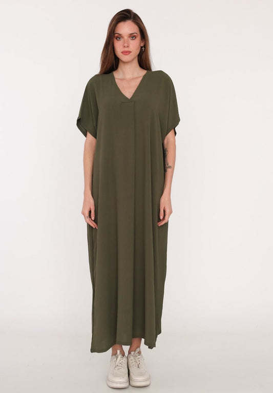 Robe fluide KAKI