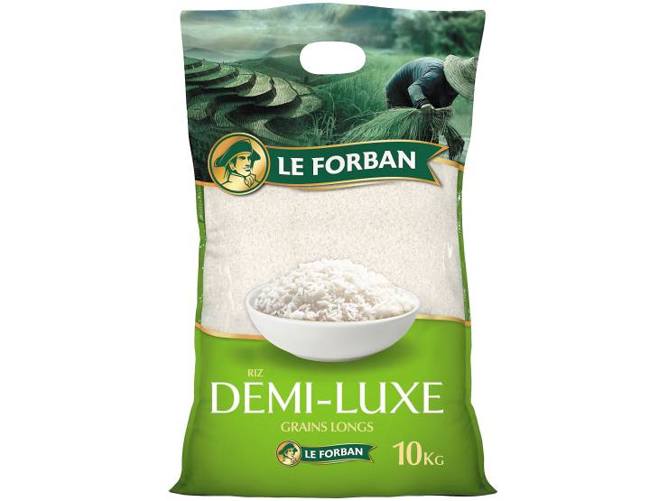 Riz Demi Luxe 10kgs Forban – coliscom.fr