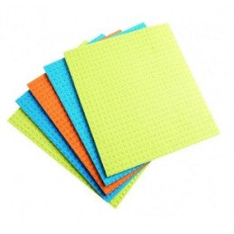 Eponge carree vaisselle - lot de 5