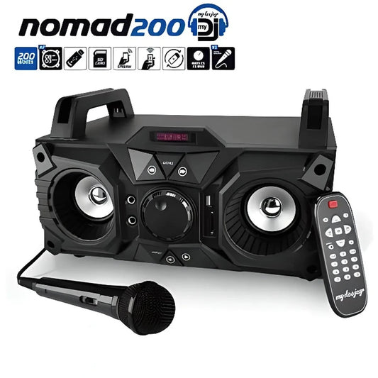 ENCEINTE AUTONOME BATTERIE 200W 2X3" MY DEEJAY