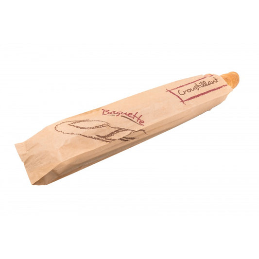 Sac baguette kraft brun 500 pièces