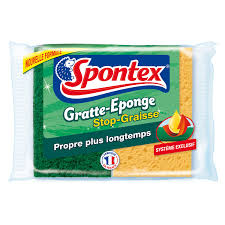 Éponges Stop-graisse SPONTEX x2